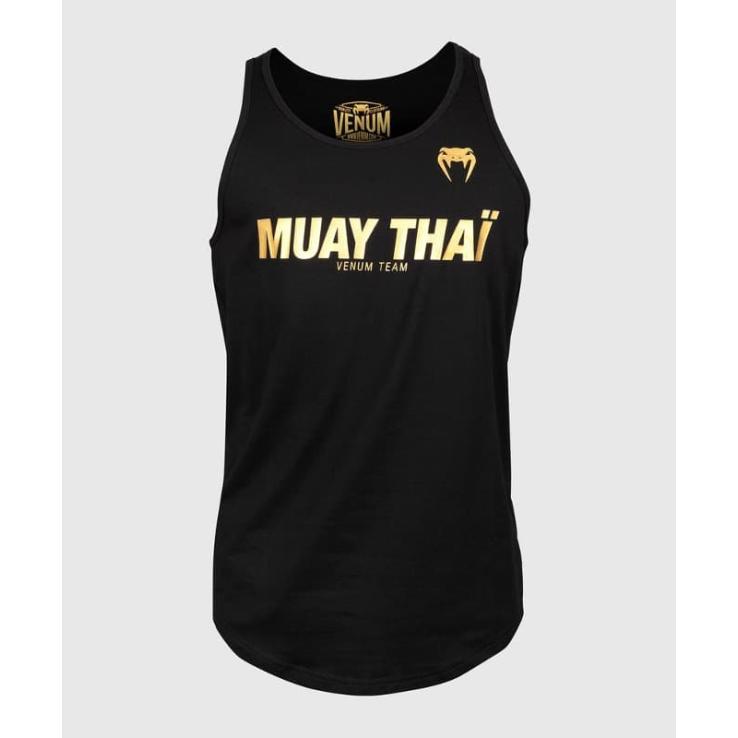 Venum VT Muay Thai Tanktop – Schwarzgold