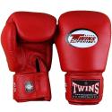 Twins BGVL 3 Leder-Boxhandschuhe – Rot