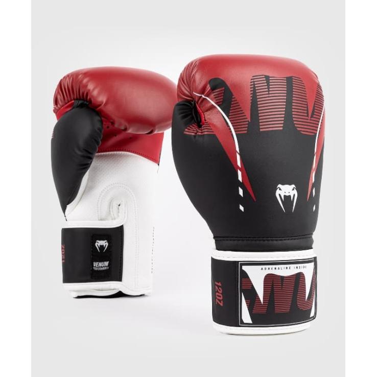 Venum Adrenaline Boxhandschuhe – Schwarz Rot Weiß