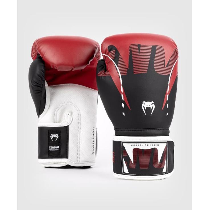 Venum Adrenaline Boxhandschuhe – Schwarz Rot Weiß