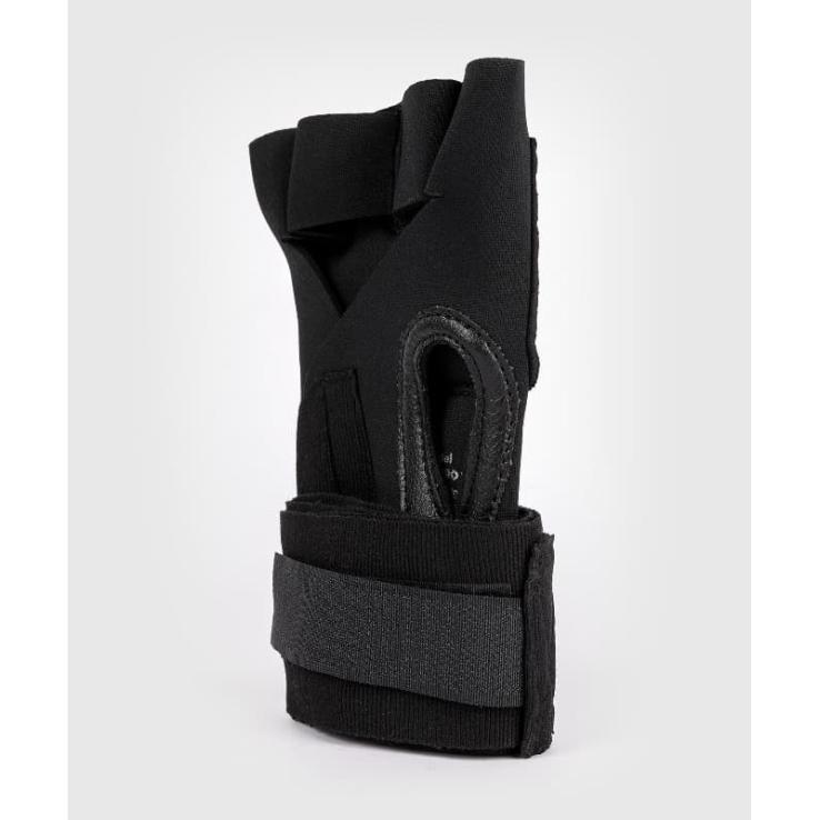 Venum Gel Kontact Boxhandschuh-Bandage - Schwarz Silber (Paar)