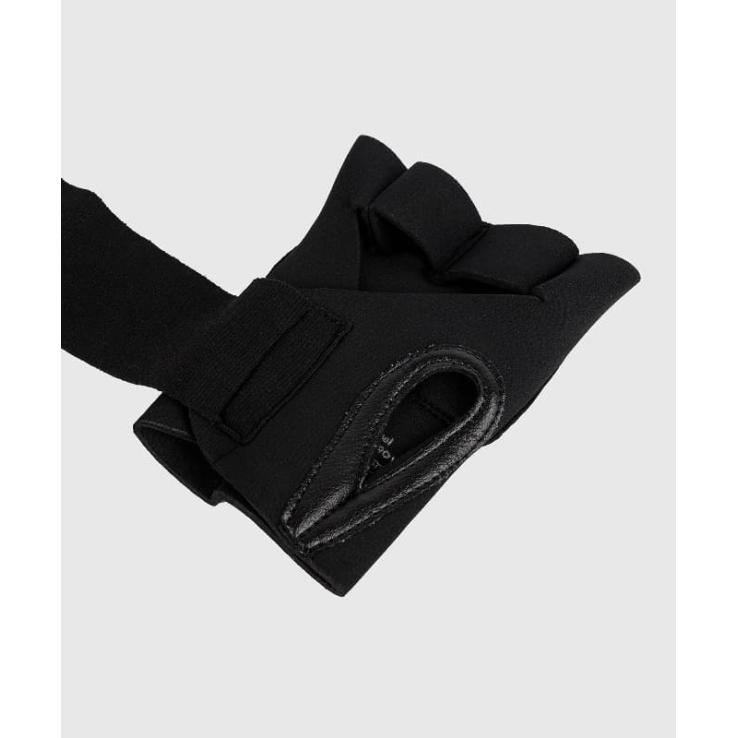 Venum Gel Kontact Boxhandschuh-Bandage - Schwarz Silber (Paar)