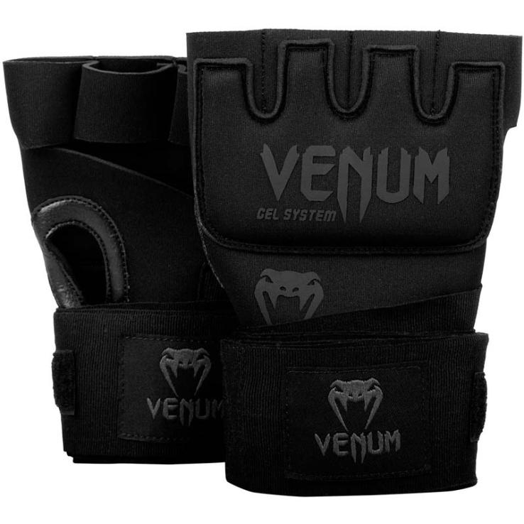 Venum Gel Kontact Boxhandschuh-Bandage mattschwarz (Paar)