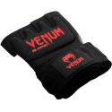 Venum Gel Kontact Boxhandschuh-Bandage Schwarz/Rot (Paar)