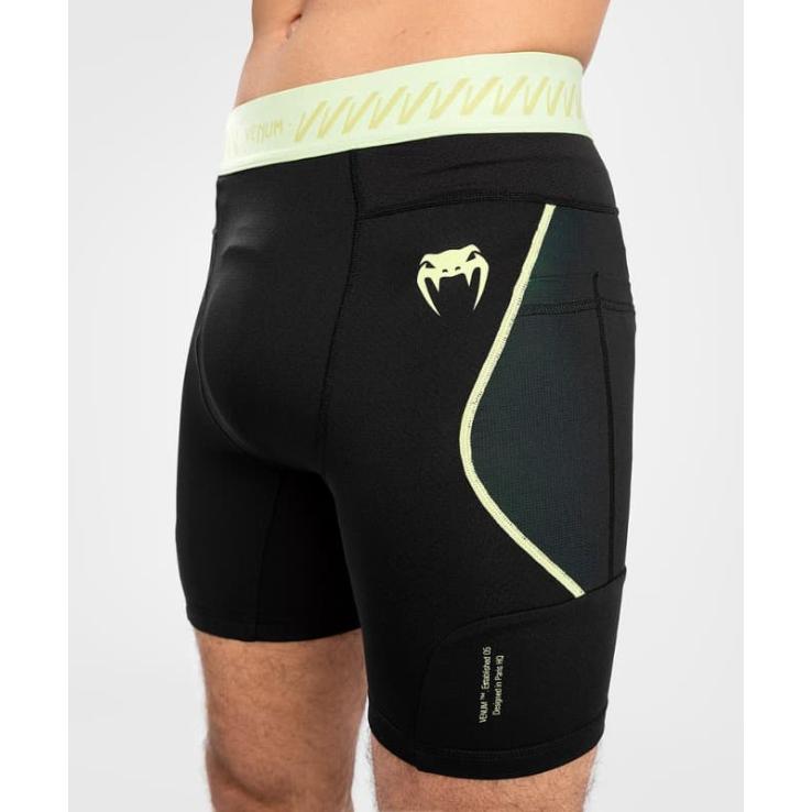 Venum Fusion 2.0 Vale Tudo kurze Strumpfhose – Schwarz Gelb