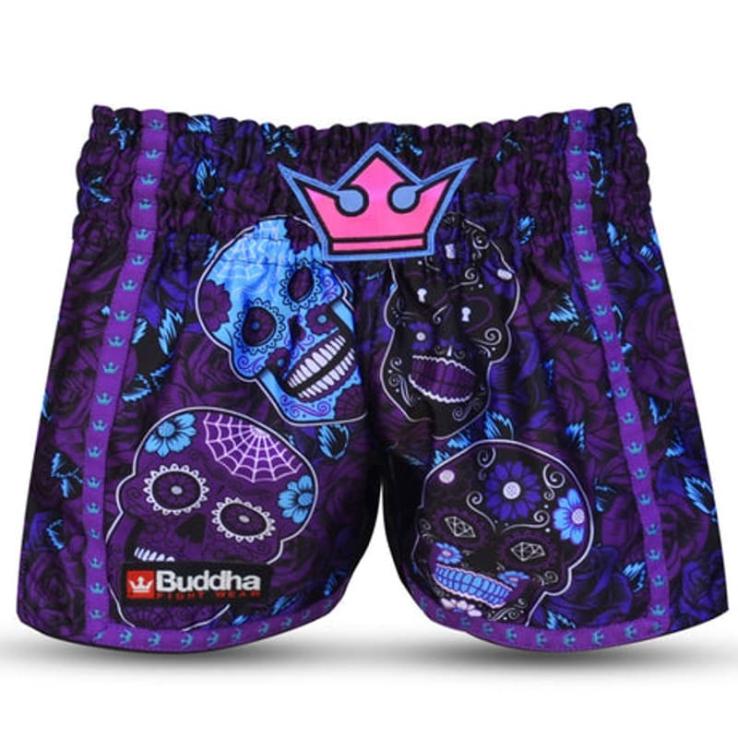 Buddha Mexikanische Muay-Thai-Hose – lila