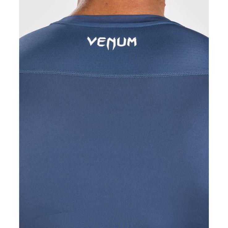 Venum Attack Kurzarm-Rashguard – Marineblau