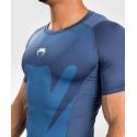 Venum Attack Kurzarm-Rashguard – Marineblau