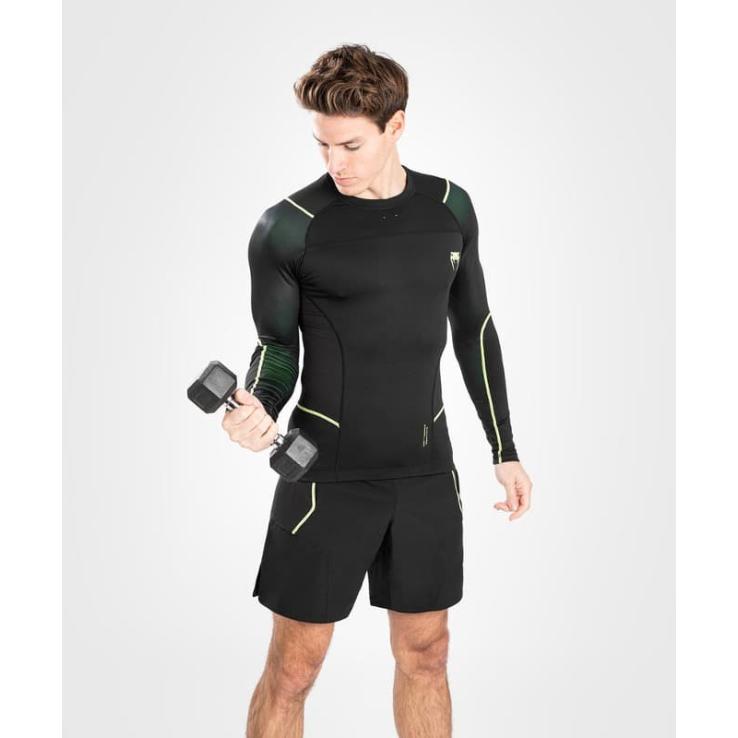 Venum Fusion 2.0 Langarm-Rashguard schwarz / gelb