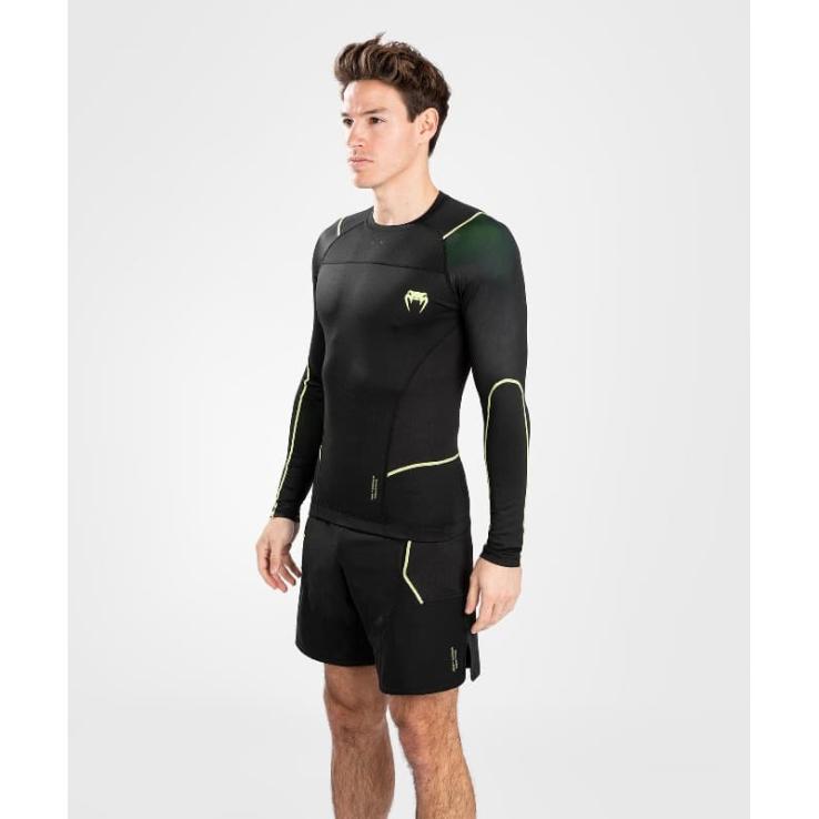 Venum Fusion 2.0 Langarm-Rashguard schwarz / gelb