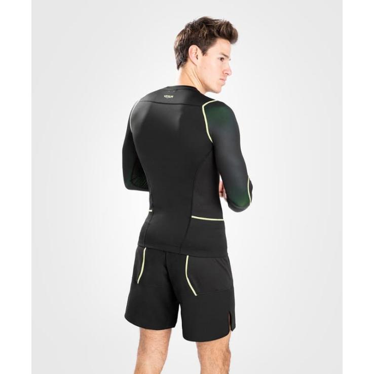 Venum Fusion 2.0 Langarm-Rashguard schwarz / gelb