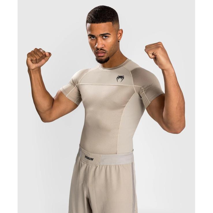 Kurzarm-Rashguard Venum G - Fit Air Sand