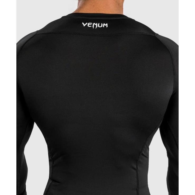 Venum Attack Langarm-Rashguard – Schwarzgrau