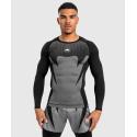 Venum Attack Langarm-Rashguard – Schwarzgrau