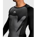 Venum Attack Langarm-Rashguard – Schwarzgrau