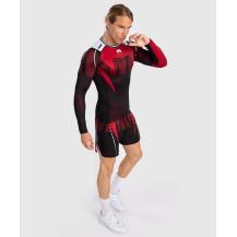 Rashguard manga larga Venum Adrenaline - negro rojo