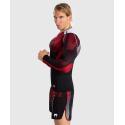 Venum Adrenaline Langarm-Rashguard – schwarz rot