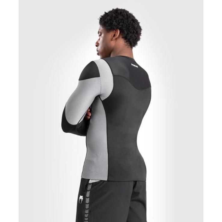 Venum Tempest Langarm-Rashguard – Schwarzgrau