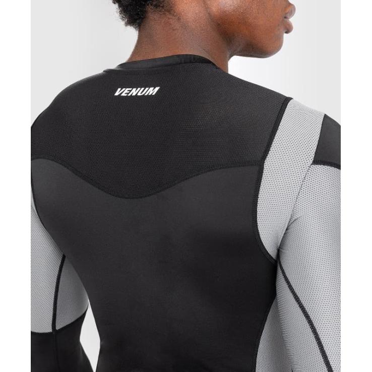 Venum Tempest Langarm-Rashguard – Schwarzgrau