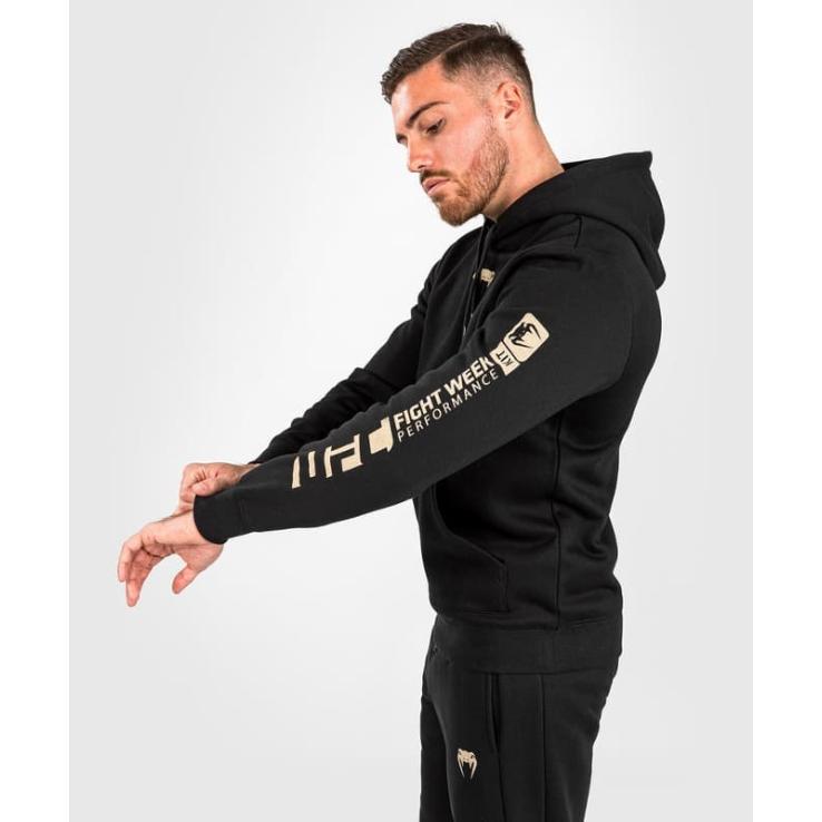 UFC Adrenaline von Venum Fight Week Kapuzenpullover – Schwarz