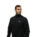 Leone Sweatshirt mit Rollkragen, kleinem Logo, Schwarz M3000